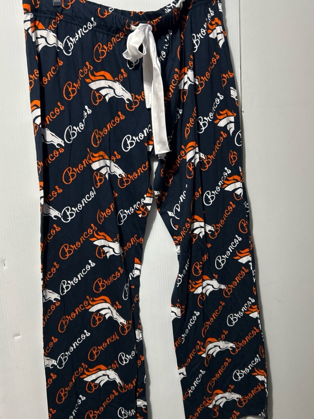 NFL Navy, Orange & White Broncos Lounge Pants